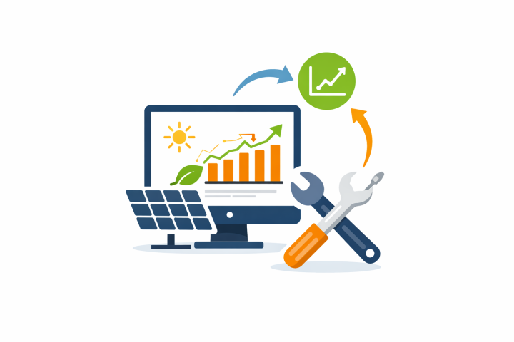 solar maintenance monitoring app