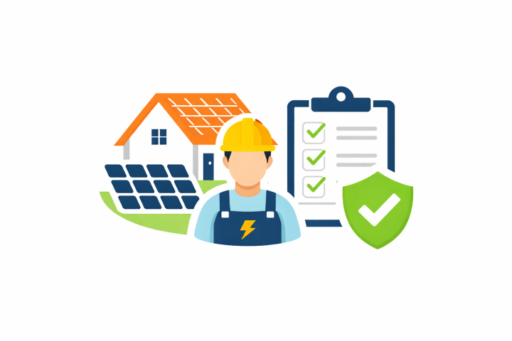 rooftop solar installation